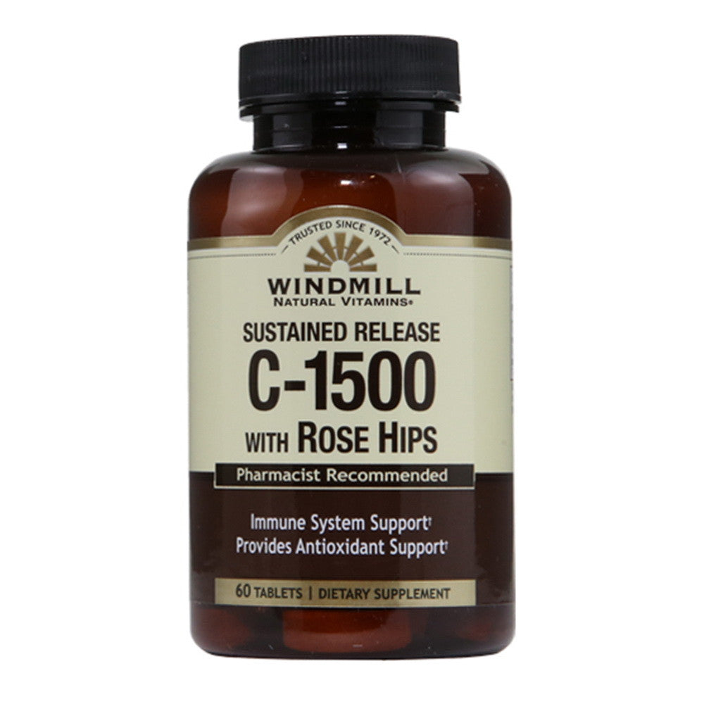 Windmill Natural Vitamin C 1500 Mg With Tablets - 60 Ea